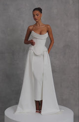 Neri Skirt Train - Ivory