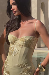 Nefertiti Maxi Dress - Lemon