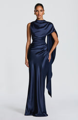 Avendra Maxi Dress - Navy Dress Babyboo Fashion Premium Exclusive Design