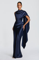 Avendra Maxi Dress - Navy Dress Babyboo Fashion Premium Exclusive Design