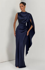 Avendra Maxi Dress - Navy Dress Babyboo Fashion Premium Exclusive Design