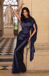 Avendra Maxi Dress - Navy Dress Babyboo Fashion Premium Exclusive Design