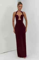 Charlotte Maxi Dress - Cherry Lacquer Dress Babyboo Fashion Premium Exclusive Design