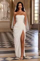 Cyra Maxi Dress - Ivory Dress Babyboo Fashion Premium Exclusive Design