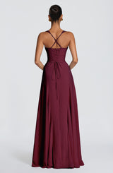 Irie Maxi Dress - Cherry Lacquer Dress Babyboo Fashion Premium Exclusive Design