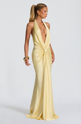 Linette Gown - Lemon Dress Babyboo Fashion Premium Exclusive Design
