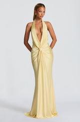 Linette Gown - Lemon Dress Babyboo Fashion Premium Exclusive Design