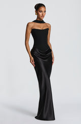 Maggie Maxi Dress - Black Dress Babyboo Fashion Premium Exclusive Design