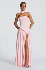 Maliyah Maxi Dress - Blush Dress Babyboo Fashion Premium Exclusive Design