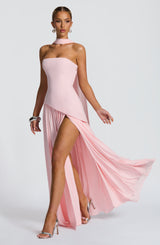 Maliyah Maxi Dress - Blush Dress Babyboo Fashion Premium Exclusive Design