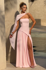 Maliyah Maxi Dress - Blush Dress Babyboo Fashion Premium Exclusive Design