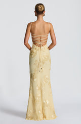 Nefertiti Maxi Dress - Lemon Dress Babyboo Fashion Premium Exclusive Design