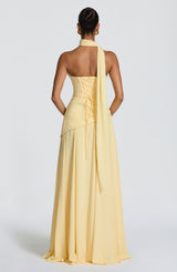 Patricia Maxi Dress - Lemon Dress Babyboo Fashion Premium Exclusive Design