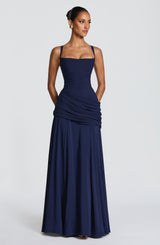 Sura Maxi Dress - Navy Dress Babyboo Fashion Premium Exclusive Design