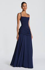 Sura Maxi Dress - Navy Dress Babyboo Fashion Premium Exclusive Design