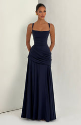 Sura Maxi Dress - Navy Dress Babyboo Fashion Premium Exclusive Design