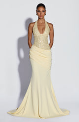 Taylor Gown - Lemon Dress Babyboo Fashion Premium Exclusive Design