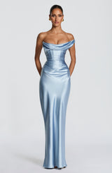 Thalassa Maxi Dress - Glacier Blue Dress XS Babyboo Fashion Premium Exclusive Design