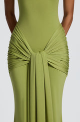 Veneda Maxi Dress - Olive Dress Babyboo Fashion Premium Exclusive Design