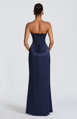 Vessa Maxi Dress - Navy Dress Babyboo Fashion Premium Exclusive Design